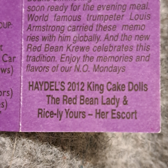 Pair Of Haydels King Cake Figurines - Picture 10 of 11